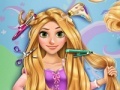 Game Rapunzel. Real haircuts