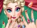 Game Elsa Christmas Manicure