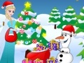 Game Elsa and Olaf. Chistmas presents