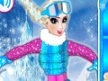 Game Elsa Snowboarder