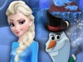Game Elsa & Anna Building Olaf
