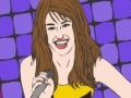 Game Miley Cyrus Online Coloring