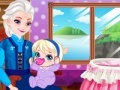 Game Grandma Elsa сares baby