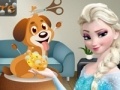 Game Elsa. Dog care
