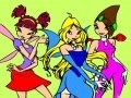 Game Winx Club: Online Coloring