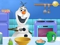 Game Cold Heart: Olaf prepares ice cream cake