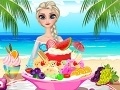 Game Pregnant Elsa Ice Cream Decor