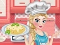 Game Elsa Cooking Spaghetti