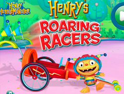 Game Henry HuggleMonster: Roaring Racers online.