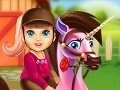 Game Baby Barbie Superhero Pony Caring