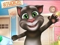 Game Talking cat Tom: Match jewels