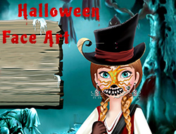 Game Halloween Face Art online.
