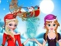 Game Elsa And Anna Helping Santa