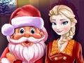Game Elsa and Santa Christmas Cleaning