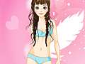 Game Pink Feather Dress Up