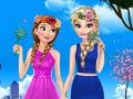 Game Elsa And Anna: Spring DressUp