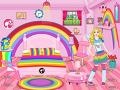 Game Barbie: Rainbow Bedroom Decor