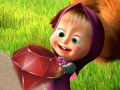 Game Masha and The Bear Jewel Match 