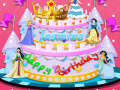 Game Princess Birthday Cake