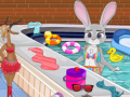 Game Zootopia Pool Party Cleaning