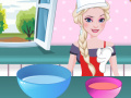 Game Elsa Cooking Strawberry Pretzel Salad