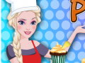 Game Elsa Cooking Ginger Pumpkin Cupcakes