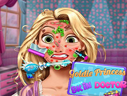 Game Goldie Princess Skin Doctor online.