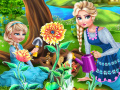 Game Elsa Mommy Gardening