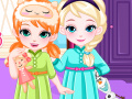 Game Frozen Baby Sisters Bedtime