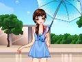 Game Girl In The Rain