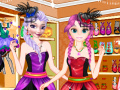 Game Elsa and Anna Freaky Shop 