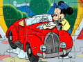 Game Mickey Washing Car 