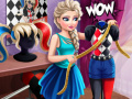 Game Elsa Harley Quinn Cosplay 