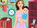 Game Rapunzel New Baby Room Cleaning