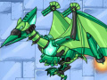 Game Combine! Dino Robot - Ptera Green 