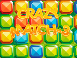 Game Crazy Match 3 online.
