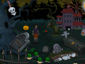 Game Halloween Creepy Cemetry