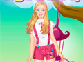 Cluiche Barbie Childish Style Dress Up