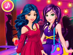 Game Descendants Rooftop Party online