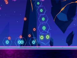 Game Neon snake online.