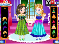 Game Baby Elsa With Anna Dress Up