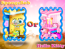 Game Spongebob Or Hello Kitty online.