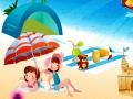 Game Twins at the beach