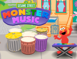 Game 123 Sesame Street: Monster Music online