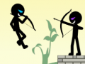 Cluiche Stickman Archer Online 4