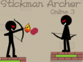 Cluiche Stickman Archer Online 3