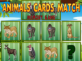 Cluiche Animals Cards Match 