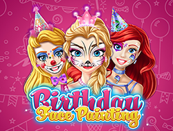 Game Birthday Face Painting online.