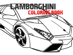 Game Lamborghini Coloring Book online.