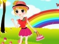 Game Picking Up Mushrooms Girl